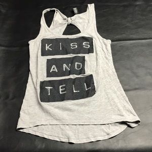 Rue 21 kiss and tell small tank top.